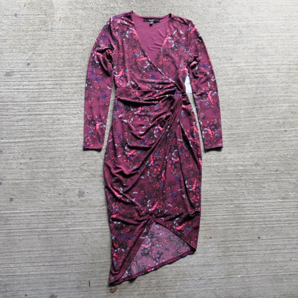 guess ∙ kellie floral wrap dress - Picture 3 of 11